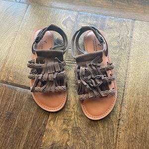 American Eagle fringe sandals
